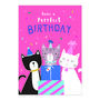 Cute Cats Birthday Card, thumbnail 2 of 3