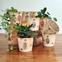 Birth Flower Pottery Plant Pot Gift Handmade Planter, thumbnail 1 of 10