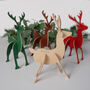 Leather Reindeer Christmas Decoration, thumbnail 4 of 8