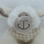 Sheep Personalised Rattle, From Birth, Gift Boxed, thumbnail 6 of 6
