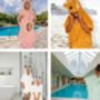 Lion Children's Hooded Towel Poncho, thumbnail 8 of 12