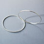 Sterling Silver Hammered Bangle, thumbnail 3 of 8