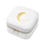 Moon And Stars White Travel Jewellery Case, thumbnail 9 of 10