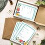 Whimsical Floral Garden Ready To Write Invitations, thumbnail 6 of 7