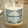 Personalised The Perfect Match Scented Jar Candle, thumbnail 3 of 5