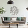 Circular Metal Tree Wall Artwork For Living Room Bedroom Or Hallway Decor, thumbnail 7 of 11