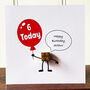 Lego Block Birthday Card, thumbnail 2 of 3