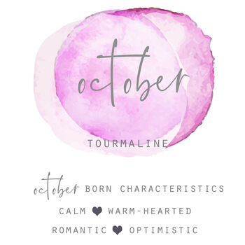 October Birthstone Bracelet Tourmaline Or Opal, 5 of 8