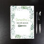 Personalised Botanical Recipe Journal, thumbnail 1 of 2