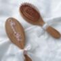 Flower Girl Wooden Hairbrush, thumbnail 2 of 2