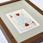 Two Hearts Are Better Than One Playing Card Print, thumbnail 3 of 5