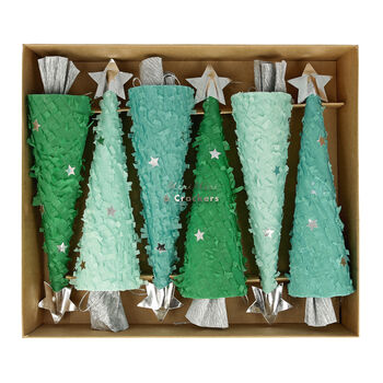Christmas Tree Green Party Crackers, 9 of 9