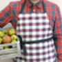 Matching Checked Christmas Aprons | Kids And Adults, thumbnail 10 of 12