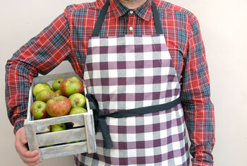 Matching Checked Christmas Aprons | Kids And Adults, 10 of 12