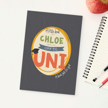 Personalised University Keepsake Fill In Book, 2 of 8
