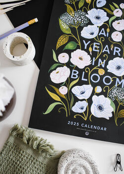 2025 A Year In Bloom Wall Calendar, 4 of 9