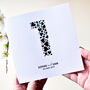 Personalised Couple Names And Date Anniversary Card, thumbnail 5 of 10