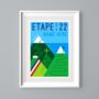 *Personalised* Etape Du Tour 2022 – Cycling Print, thumbnail 1 of 4