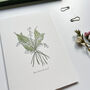 Lily Of The Valley 'Motherhood' Notecard, thumbnail 3 of 3