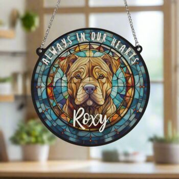 Shar Pei Memorial Suncatcher, 6 of 6