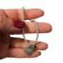 Sterling Silver Double Heart Personalised Bracelet, thumbnail 2 of 4