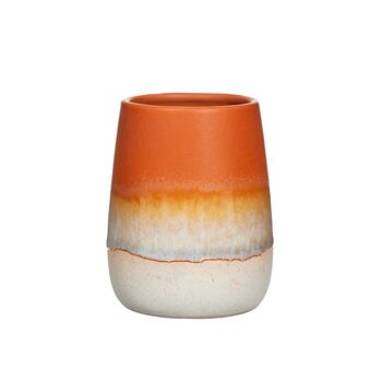 Ombre Glaze Terracotta Stoneware Tumbler, 2 of 3