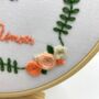 Personalised Wedding Gift Embroidery Design, thumbnail 6 of 11