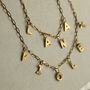 Gold Sunburst Name Necklace, thumbnail 6 of 9