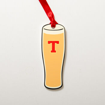 Personalised Lager Beer Bottle Christmas Bauble Decoration, 3 of 7