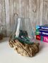 Molten Glass Driftwood Wood Fruit Nuts Bowl Pot Pourri Gift 10cm, thumbnail 1 of 5
