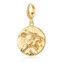 Engraved Gold Plated Leo Zodiac Necklace, thumbnail 7 of 8