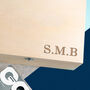 Mens Engraved Initials Personalised Jewellery Box, thumbnail 1 of 4