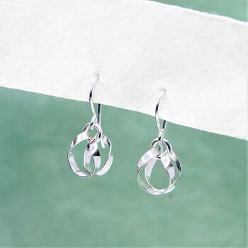 Graduated Sterling Silver Wide Link Necklace, 9 of 10
