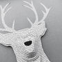 Personalised Family Name 3D Stag Artwork, thumbnail 3 of 11
