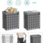 Laundry Basket 90 L Collapsible Hamper Metal Wire Frame, thumbnail 8 of 12