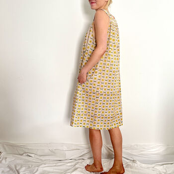 Sunflower Or Daisy Chain Print Mimi Shift, 6 of 9