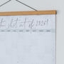 'Organise The Shit Out Of 2026' Wall Planner, thumbnail 5 of 8