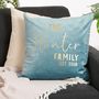 Personalised Family Velvet Cushion, thumbnail 1 of 5