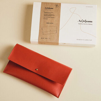 Craft Your Own Leather Simple Clutch With Diy Kit, 10 of 10