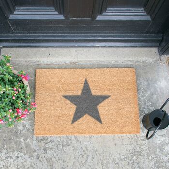 Star Print Doormat, 2 of 3