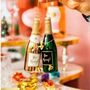 Bee Merry Champagne Bottle Hanging Decoration, thumbnail 1 of 2