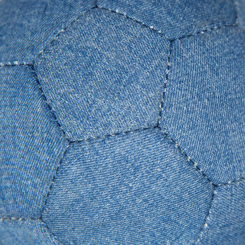 Personalised Denim Football Ball 32 Panel Jeans Ball, 3 of 5