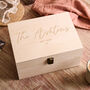 Personalised Couples Memory Keepsake Box, thumbnail 1 of 4