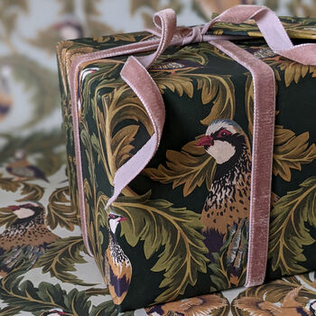 Christmas Partridge Wrapping Paper Set, 12 of 12