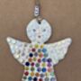 Child's Personalised Christmas Angel Mosaic Craft Kit, thumbnail 2 of 3