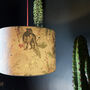 Dust Deadly Night Shade Silhouette Lampshade In Cloud, thumbnail 3 of 5