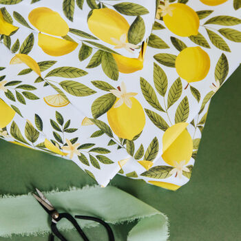 Lemon Gift Wrap – Vibrant Citrus Wrapping Paper, 6 of 7