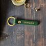 Handmade Leather Personalised Keyring Gift, thumbnail 3 of 8
