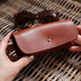 Men's Italian Leather Personalised Sunglasses Case, thumbnail 11 of 12
