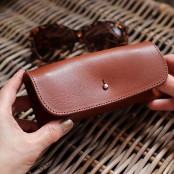 Men's Italian Leather Personalised Sunglasses Case, 11 of 12